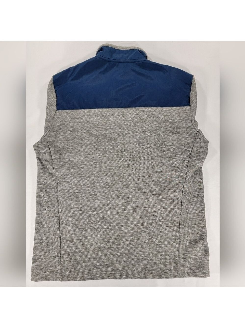 ORVIS Mens Bonded Mesh Fleece Full Zip Jacket Medium Gray Blue Sprin Mid Weight - Picture 11 of 11